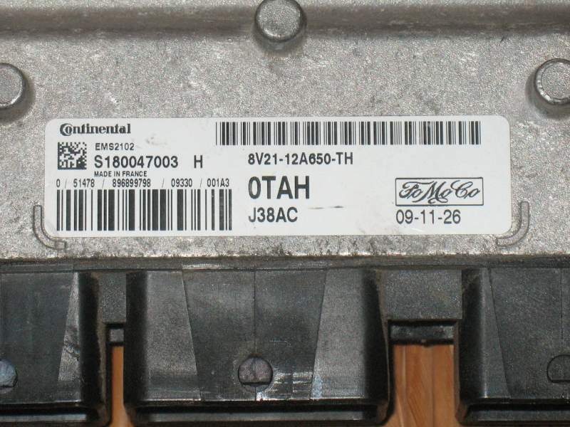 ECU FORD FIESTA 1.4 TDCI S180047003H FoMoCo 8V21-12A650-TH