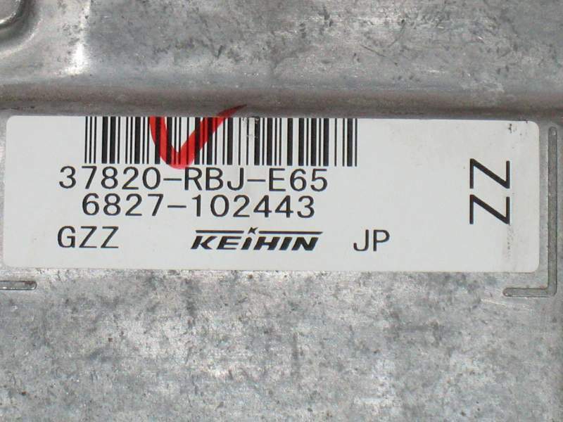 ECU Honda Insight 37820RBJE65 ZZ 37820 RBJ E65 ecu 6827102443