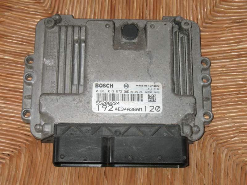 ECU ALFA ROMEO FIAT 1.9 JTD BOSCH 0281013672, 51798000