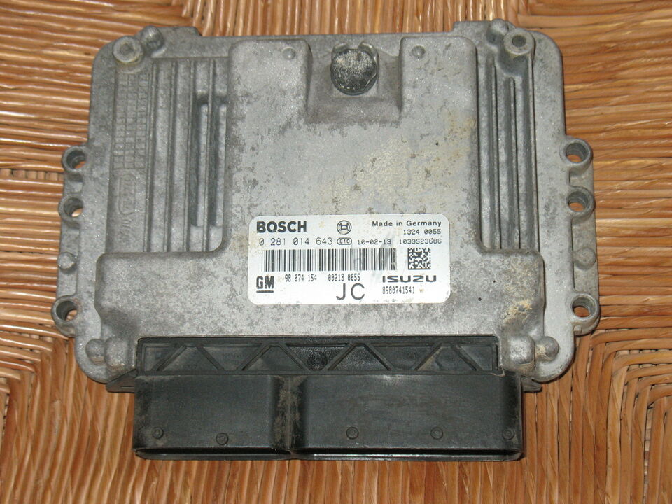 ECU OPEL ASTRA 1.7 CDTI Z17DTH 0281014643 GM 98074154 JC EDC16C9