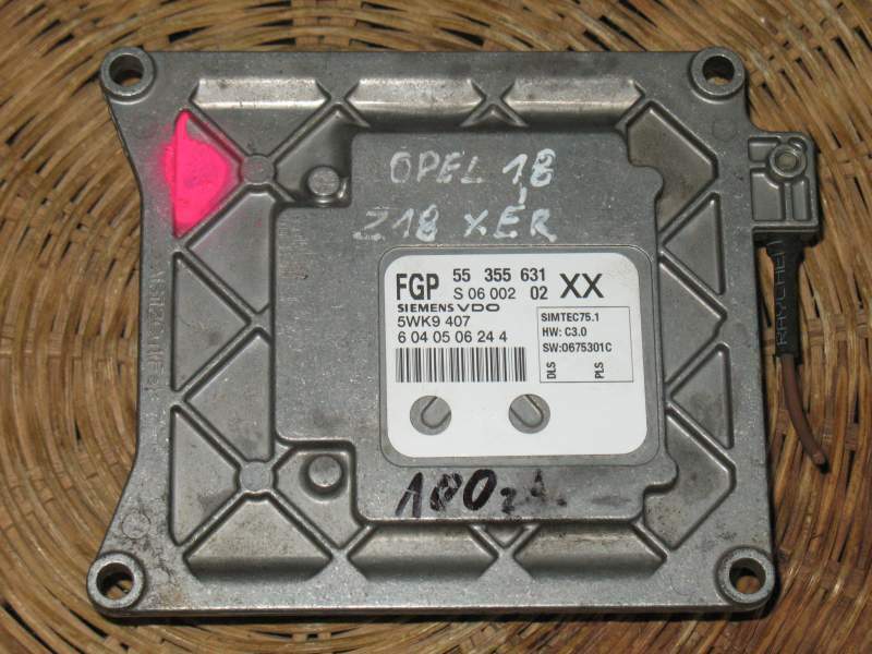 ECU OPEL Z18XER SIEMENS VDO 5WK9407 FGP 55 355 631 XX 55355631