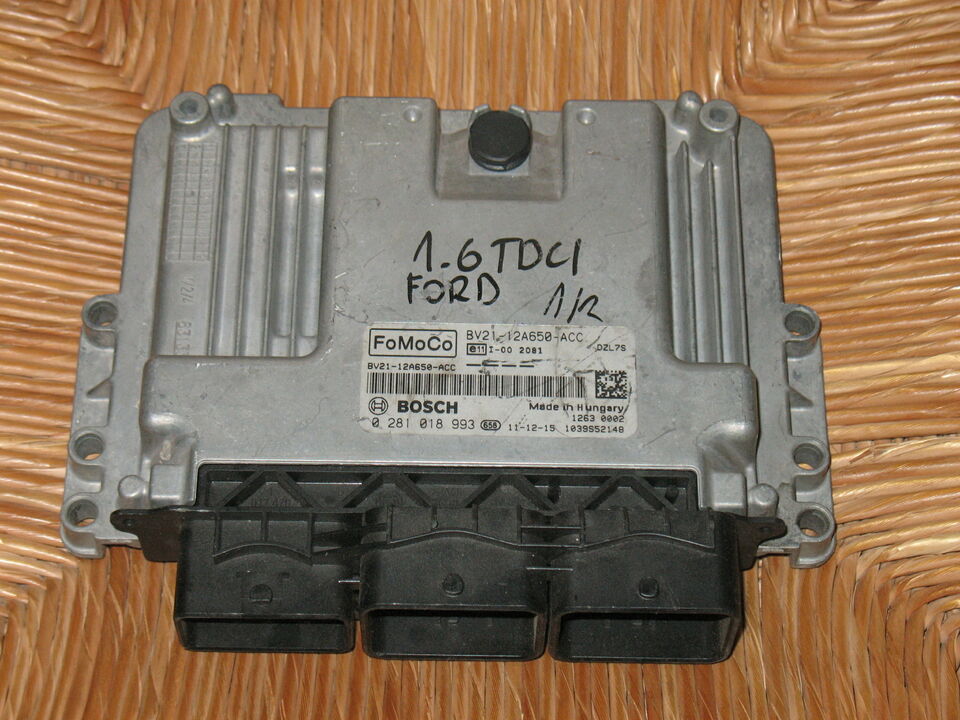 ECU FORD FOCUS 1.6 TDCI BOSCH 0281018993 FoMoCo BV21-12A650-ACC