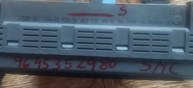 Body bsi computer peugeot citroen 96 453 529 80 9645352980