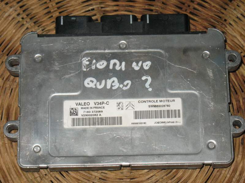 ECU FIORINO QUBO V34P-C 7183372089 SW9665028780 HW966193318C