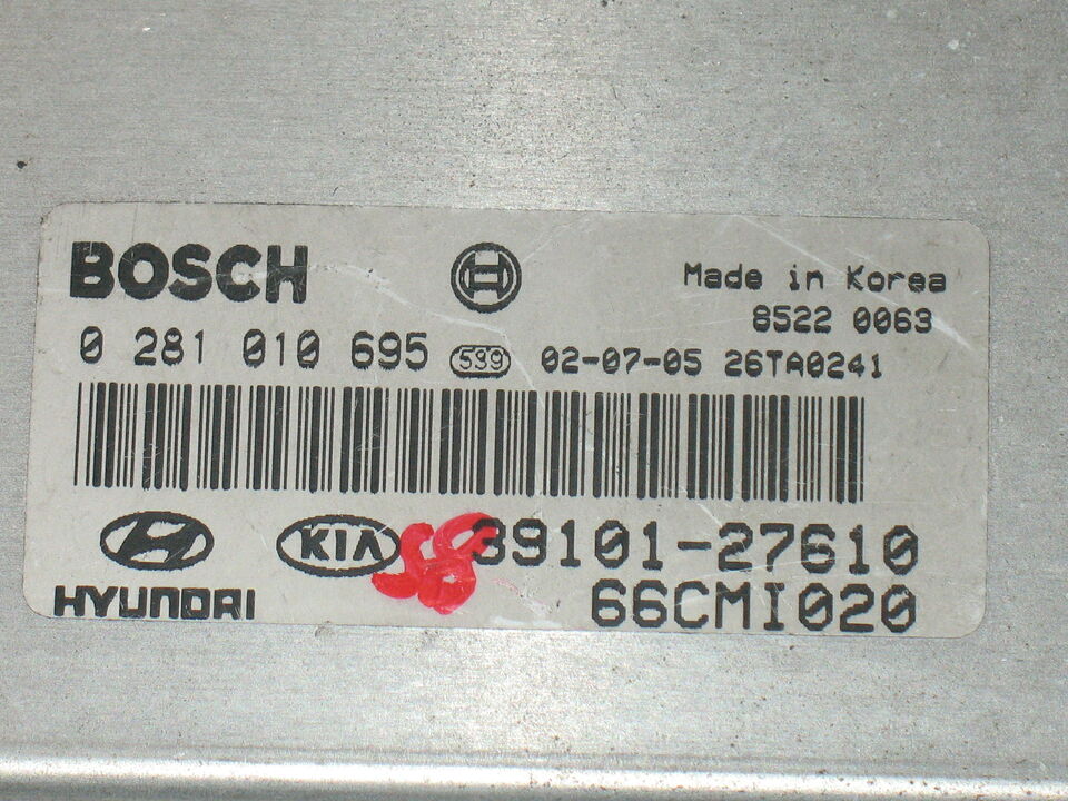 Ecu centralina hyundai matrix 1.5 crdi 0281010695 3910127610 EDC 15C7-4.30