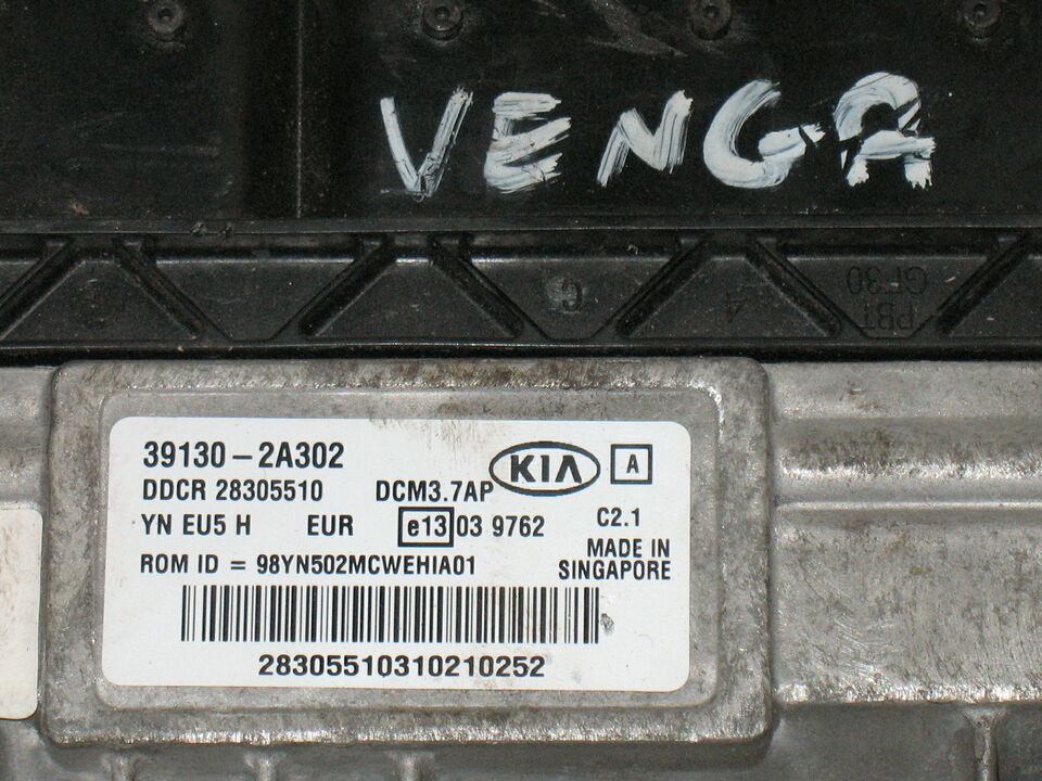ECU centralina Kia Venga 1.4 CRDi ECU 39130-2A302 DDCR 28305510 Delphi DCM3.7AP c2.1