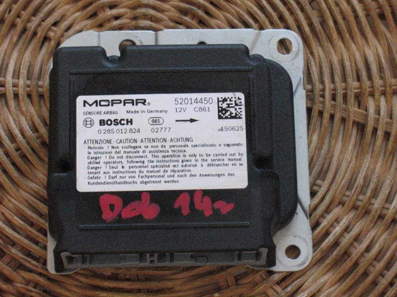 Fiat Doblo Opel Combo Van Airbag SRS ECU 52014450 0285012824