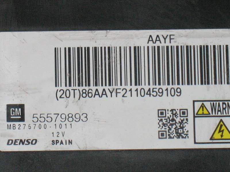 Ecu opel astra 1.7 cdti gm 55579893 denso mb275700-1011 aayc