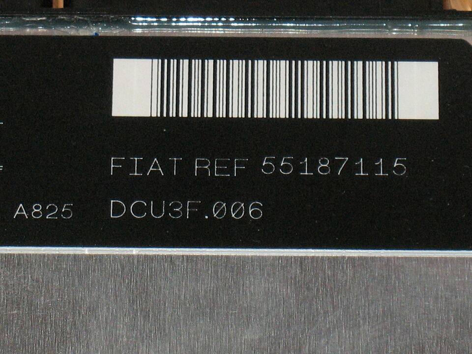 Fiat strada lucas dcu3f.006 DCU3F ref 55187115 r04010044b