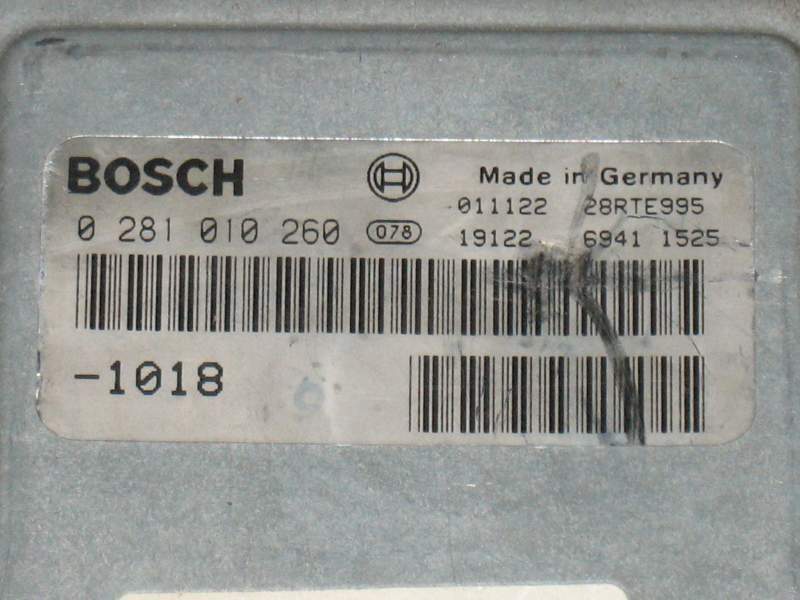 ECU MAN 8 173 CV VP44 L2000 BOSCH 0281010260