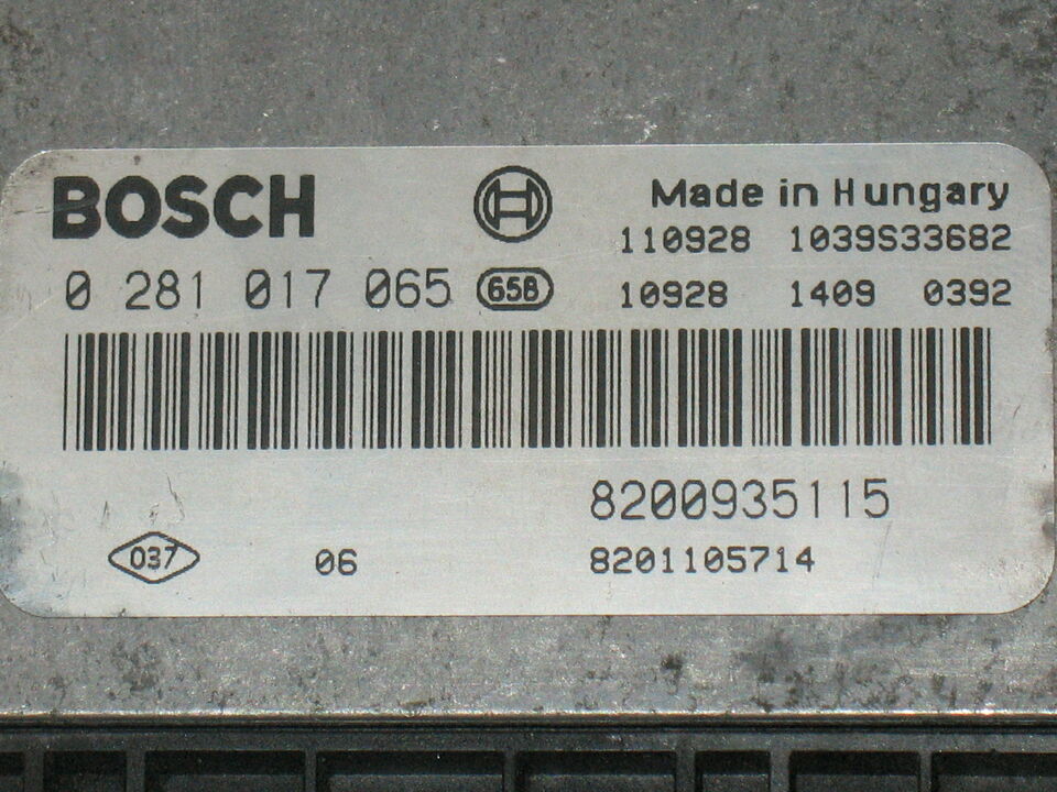 ECU RENAULT TRAFIC 2.0 DCI EDC16C36 EDC 16C36-3.3 0281017065 8200935115