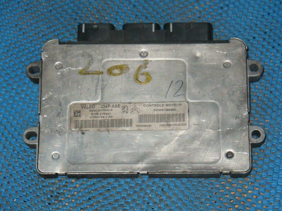 ECU CITROEN PEUGEOT 1.4 SW9661960880 HW 9655883280 J34P-AAE SW 9661960880