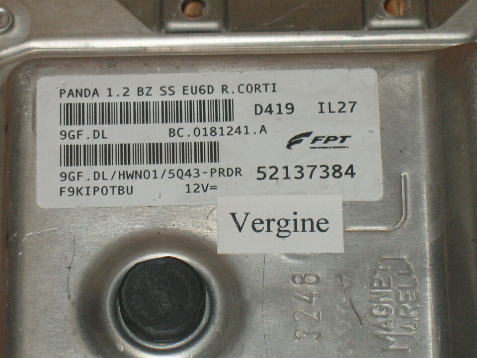 Fiat Panda 3 1.2 BZ 9GF.DL 52137384 9GF DL HWN01 5Q43 PRDR