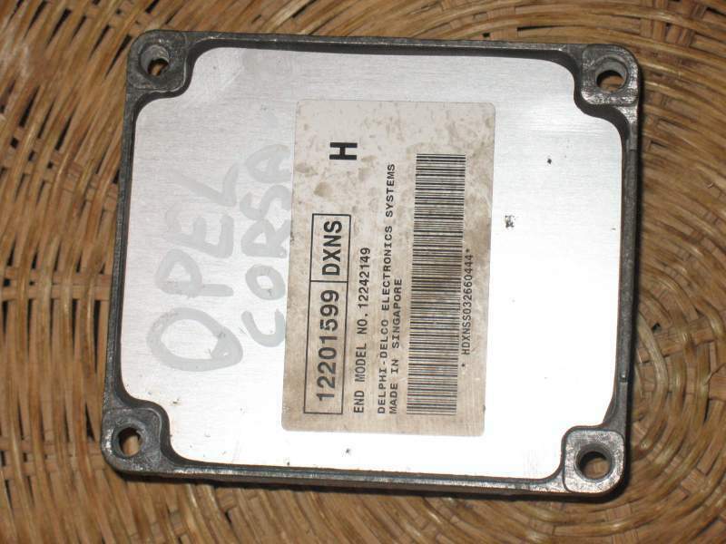 Ecu engine controller 12201599 dxns, 12242149 H opel