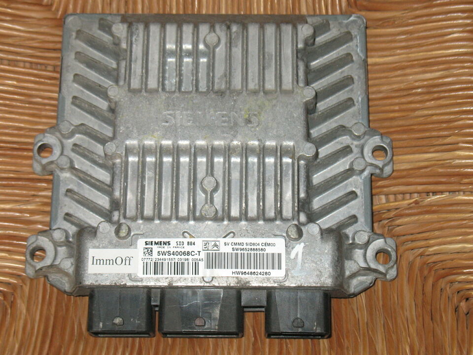 C3 1.4 HDI ECU 9652888580 9648624280 5WS40068C-T SID804