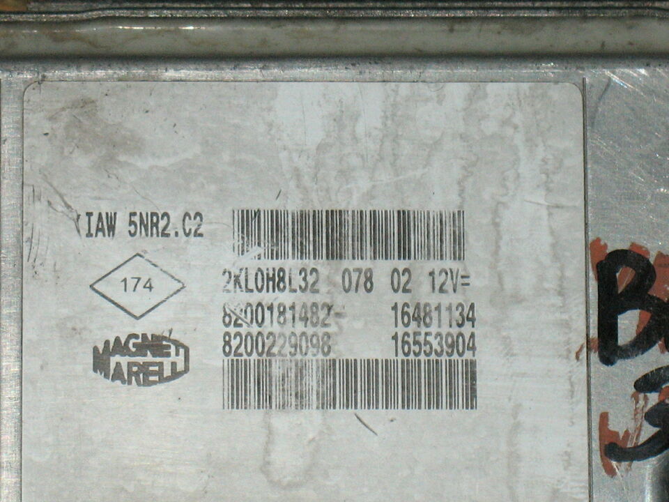 RENAULT CLIO IAW 5NR2.C2 IAW5NR2C2 8200181482 8200229098