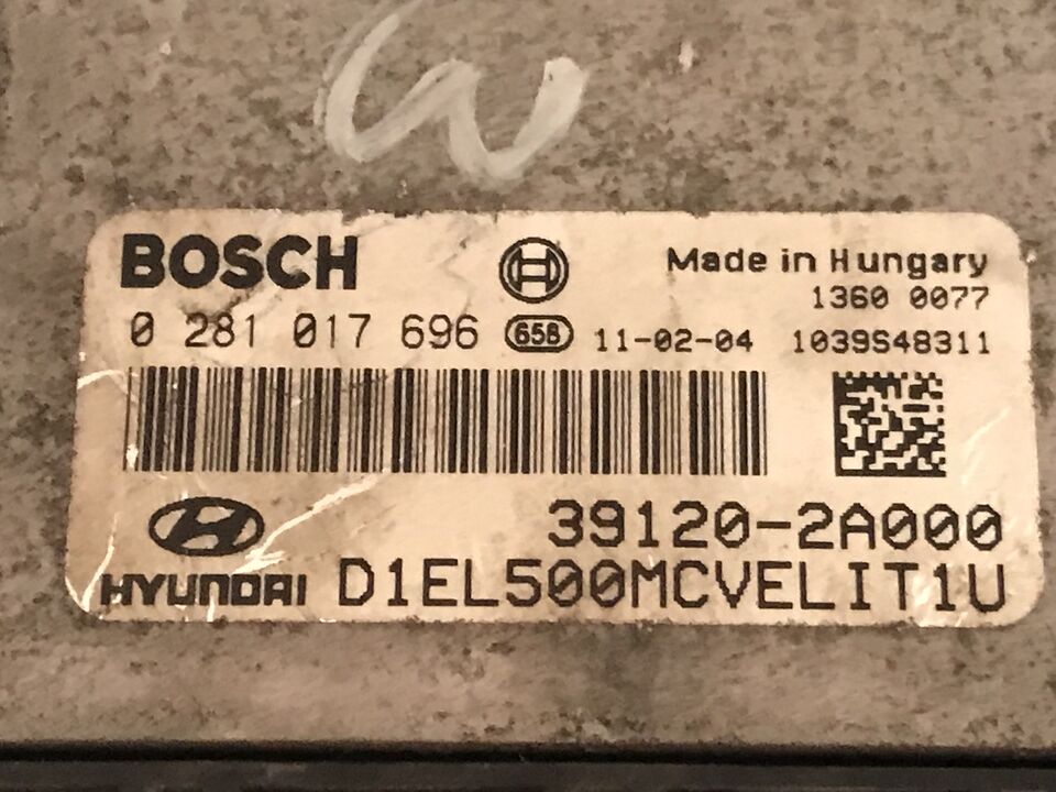 Ecu hyundai ix35 1.7 crdi 2010 2693157 0281017696 EDC17C08