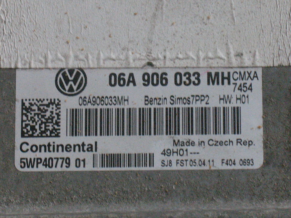 ECU Volkswagen Golf Mk6 06A906033MH CONTINENTAL 5WP40779