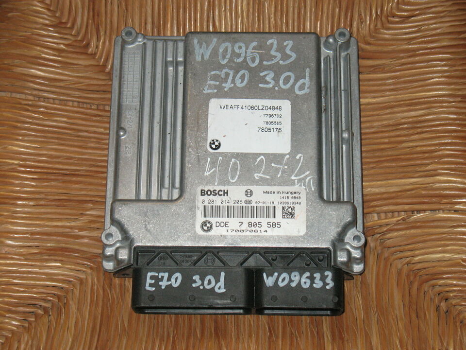 ECU BMW X5 E70 0281014205 DDE 7805585 330D EDC16CP35