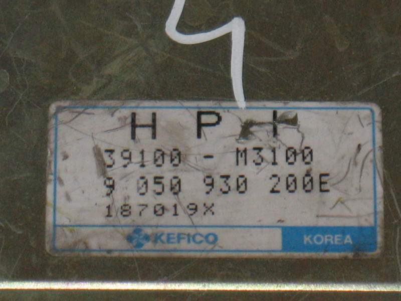 ECU HYUNDAI SANTAMO KIA JOYCE 2.0 KEFICO 9050930200E 39100-M3100