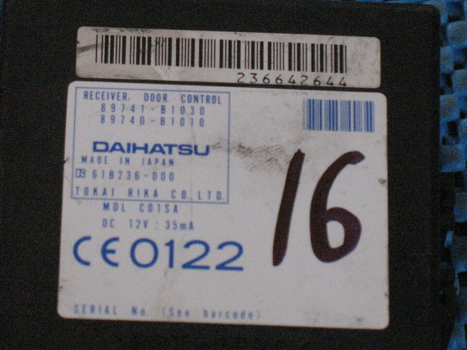 DAIHATSU SIRION Chiusura Centralizzata 89741B1030 89740B1010