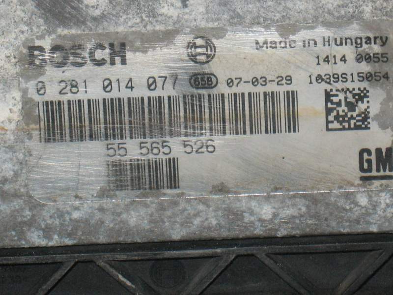 ECU SAAB OPEL 9.3, 9.5 , 1,9 0281014077 EDC 16C39-5.8A  55565526