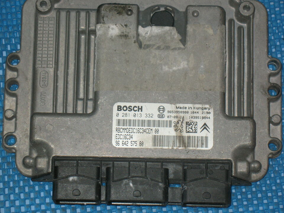 ECU CITROEN C4 1.6 HDI BOSCH 0281013332 9664257580 9653958980 EDC 16C34-4.11