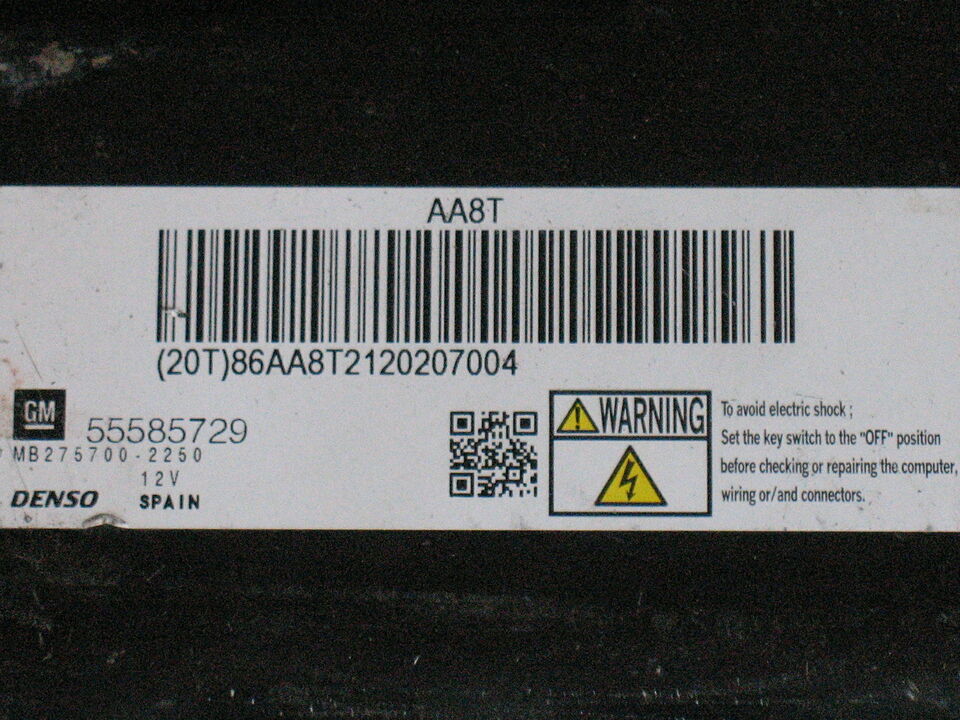 ECU OPEL MERIVA B 1.7 CDTI DENSO 55585729 MB2757002250