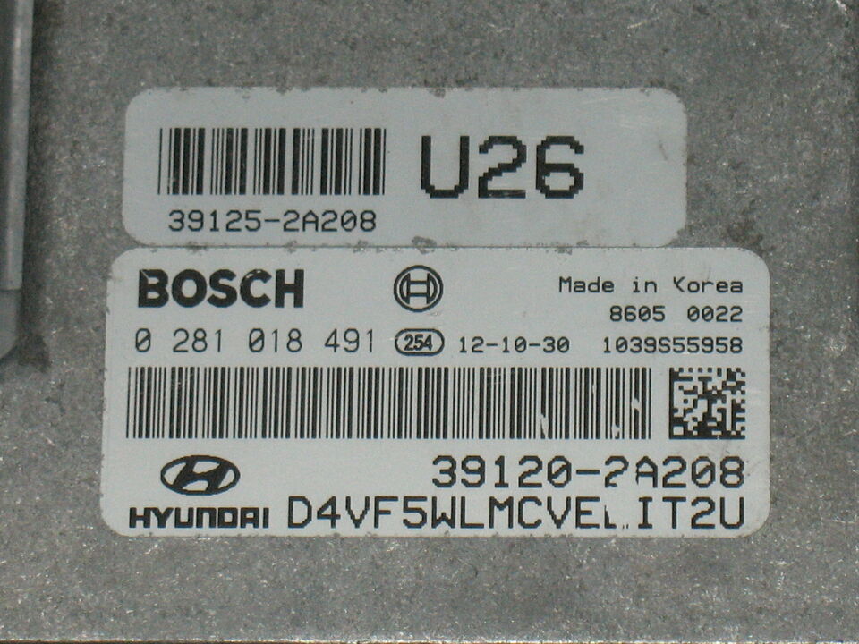 ECU HYUNDAI I40 1.7 CRDi 0281018491 39120-2A208 EDC17C08 5.25