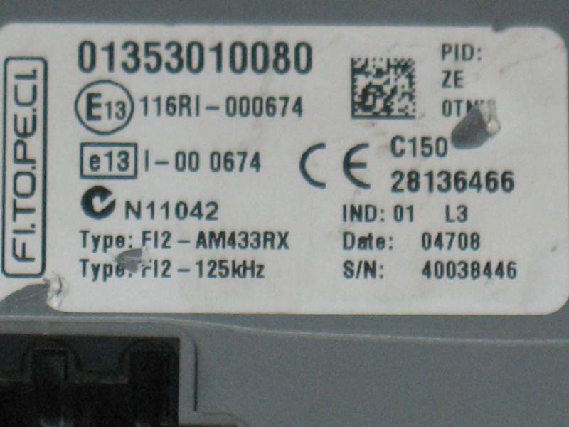 SCATOLA FUSIBILI Citroen Nemo Peugeot 01353010080 28136466