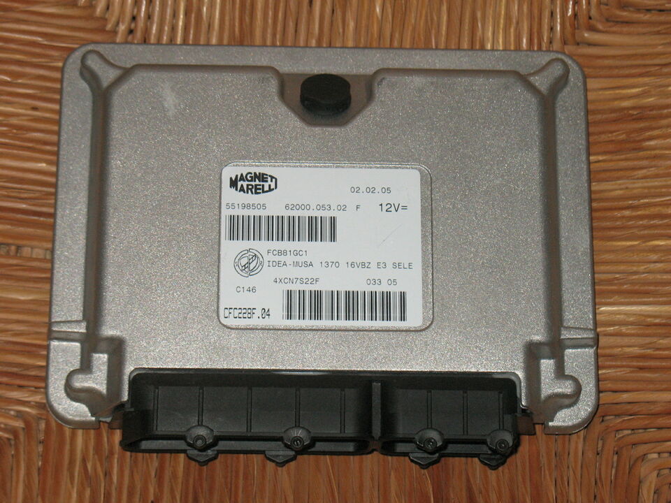 ECU FIAT IDEA MUSA MARELLI 55198505 6200005302 CFC228F04