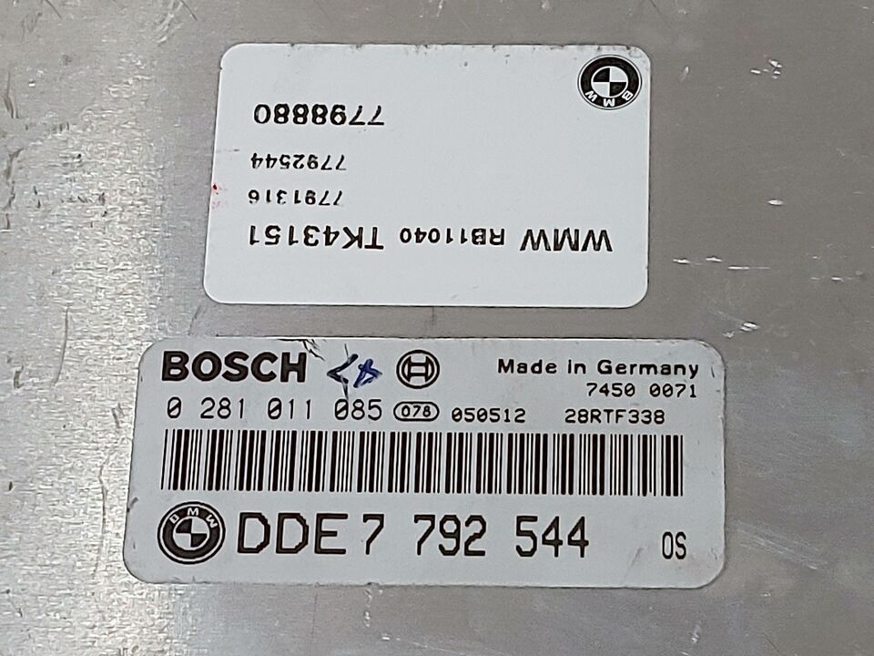 ECU MINI ONE 1.4 D 0281011085 DDE7792544 EDC 15C4-9.25