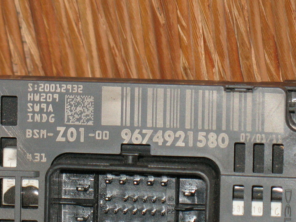 MODUL BSM CITROEN C4 DS4 2010-15 9674921580 BSM Z01-00