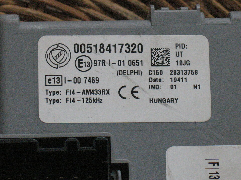 BODY NUOVA PANDA 00518417320 518417320 FI4-125KHZ BLU 28313758