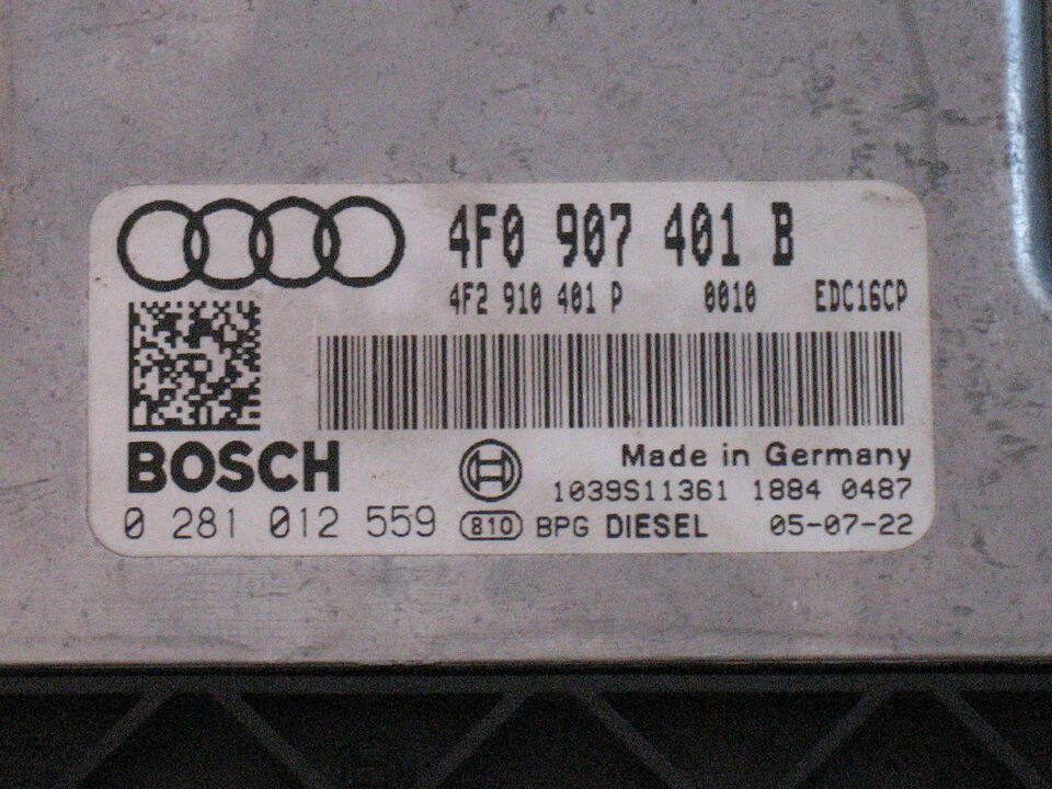 ECU AUDI A6 3.0 TDI BOSCH 0281012559 4F0907401B EDC 16CP34-3.2