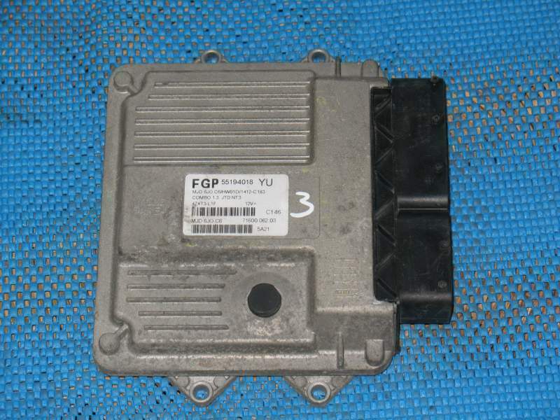 ECU OPEL COMBO 1.3 CDTI MJD 6JO.C6, MJD6JOC6 FGP 55194018 YU