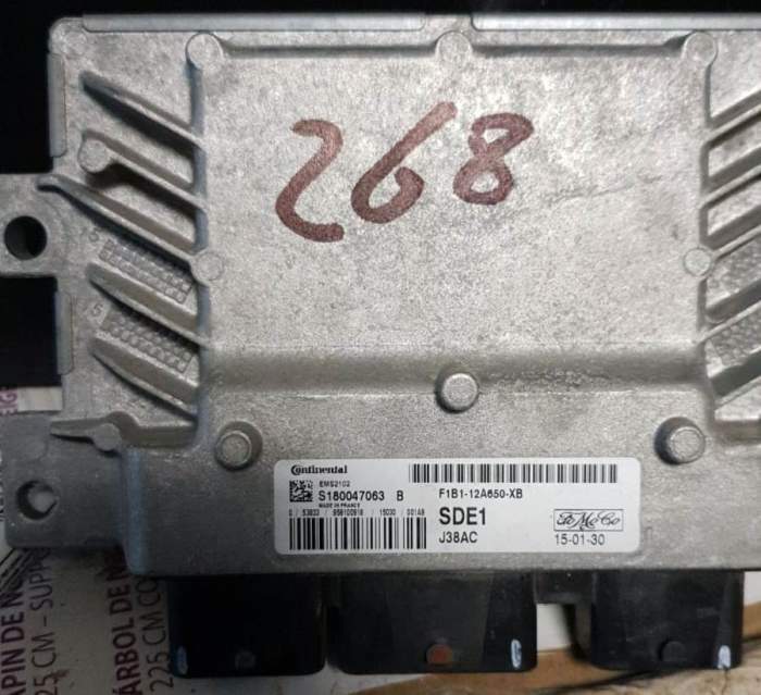 ECU FORD 1.6 Continental S180047063B FoMoCo F1B112A650XB SDE1