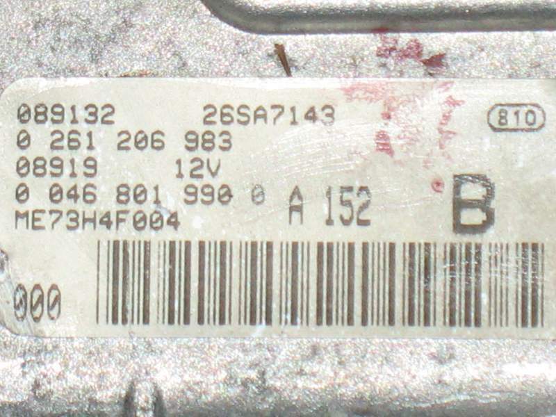 FIAT Brava Bravo 80sx 1.2L 188A5000 0261206983 pronta vergine