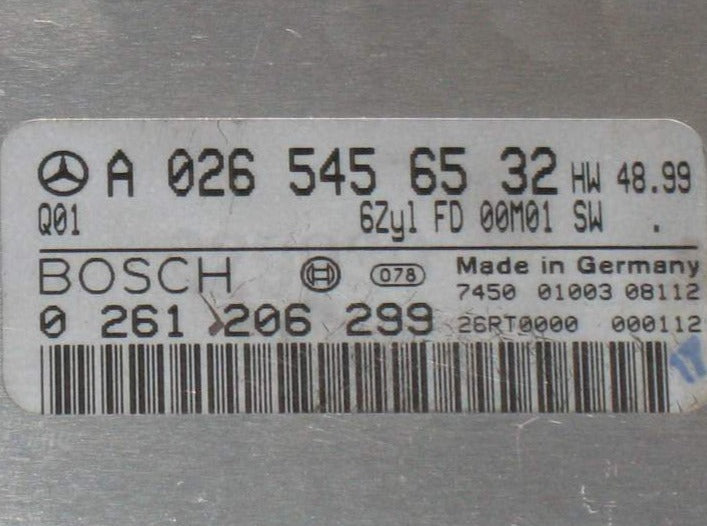 Mercedes Classe S W220 ECU S320 Auto A 0265456532 0261206299