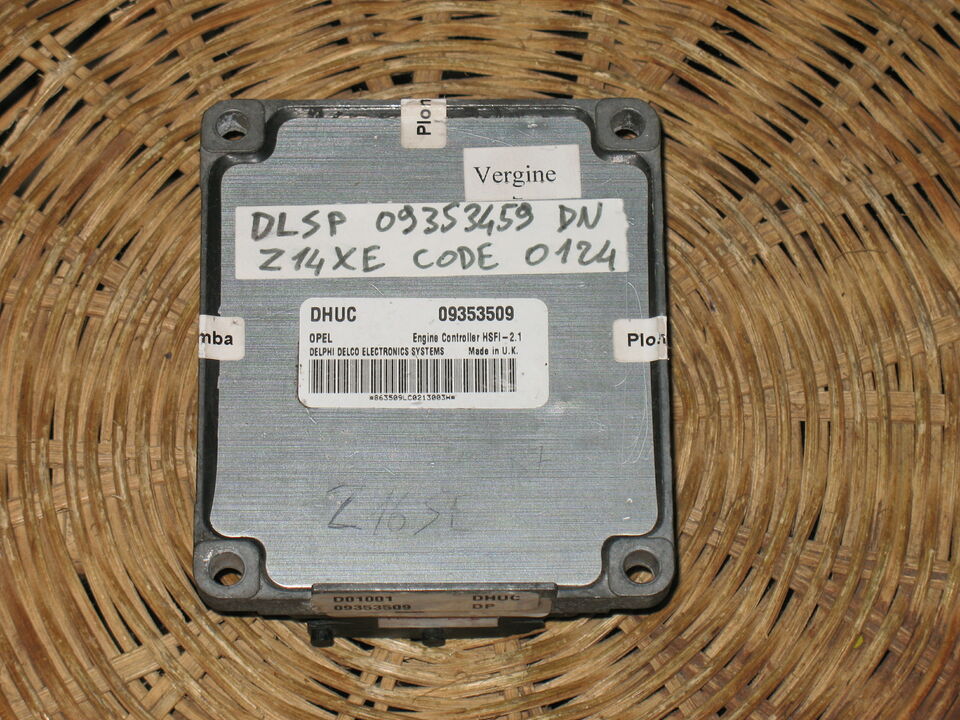 ECU OPEL ASTRA Z14XE Z16XE Z16SE DELCO 09353459 DLSP HSFI-2.1