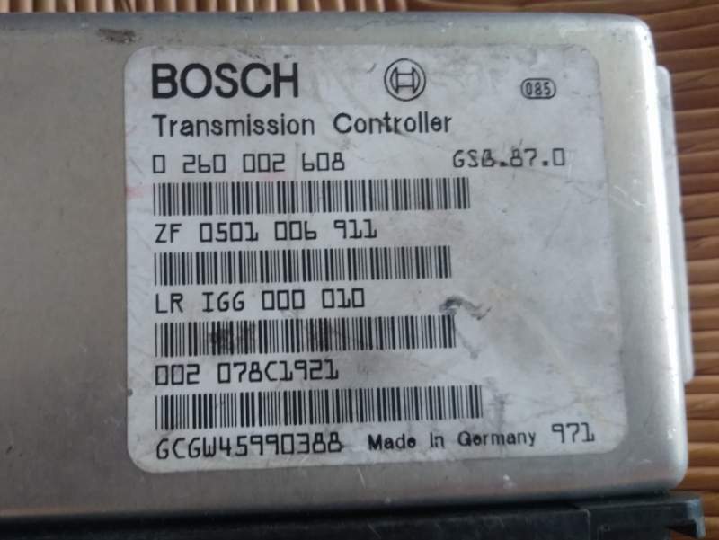 ECU Landrover Range Rover 3.6 Cambio ECU 0260002608 ZF0501006911