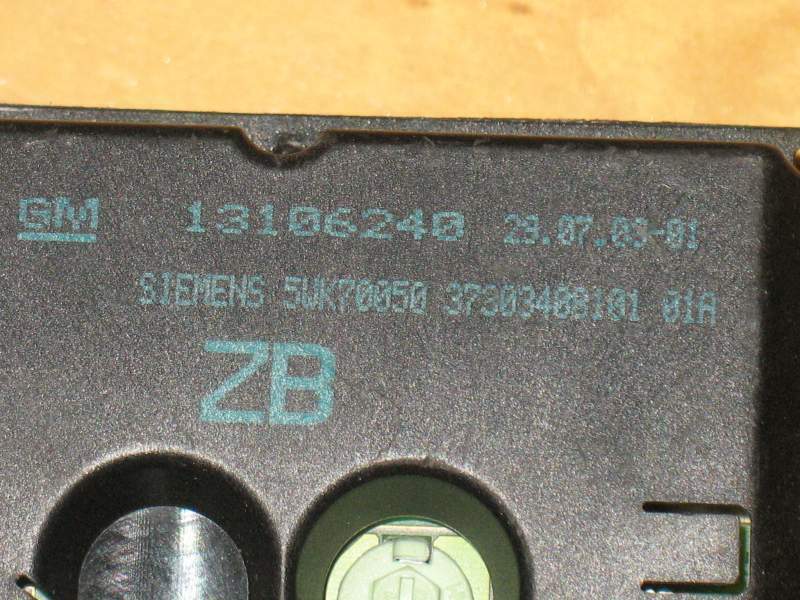 Display OPEL ZAFIRA SIEMENS 5WK70050, GM 13106240ZB, 13106240