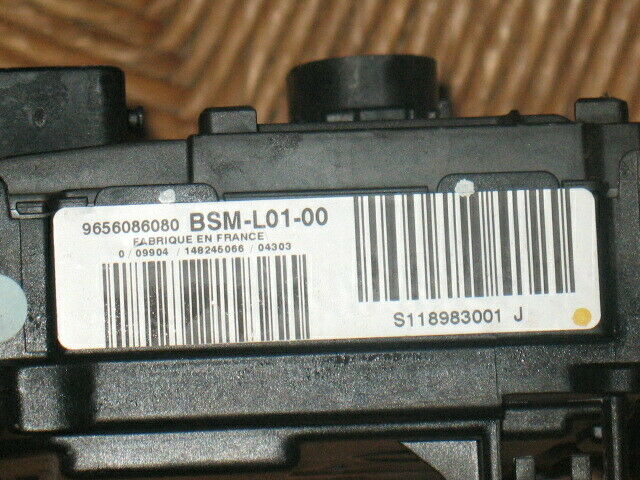 Porta fusibili peugeot citroen bsm-l01-00 9656086080 S118983001J
