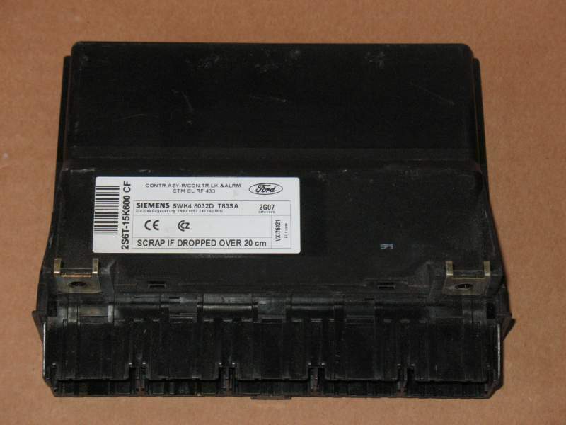 ECU FORD FIESTA, 2S6T15K600, SIEMENS 5WK48032D