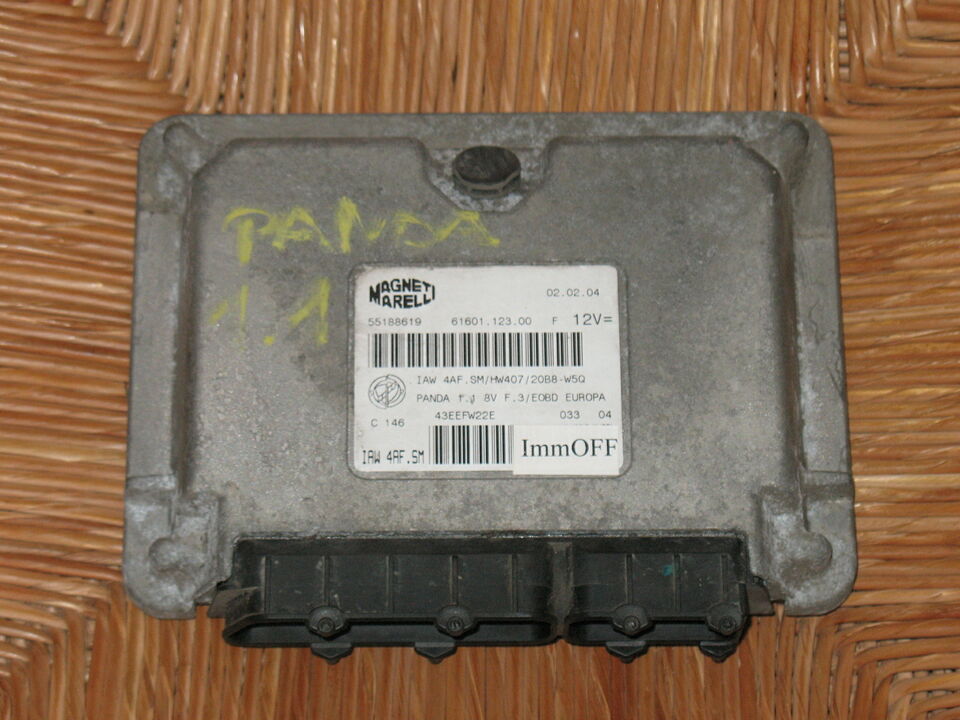 Ecu fiat panda iaw 4af.sm hw407 55196259 ANCHE 55188619 4AF