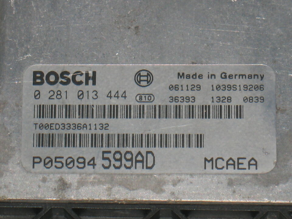 ECU CENTRALINA JEEP COMPAS 2.0 CRD 0281013444 P05094599AD EDC 16U31-4.70