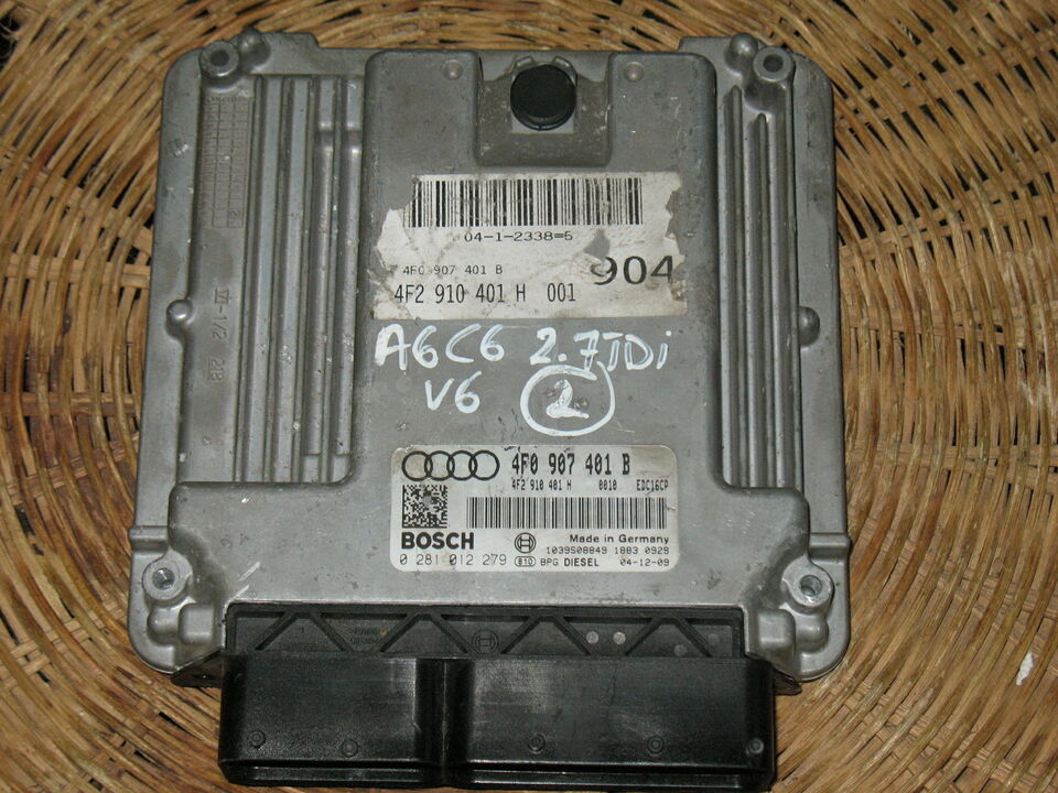 ECU AUDI A6 4F0907401B 0281012279 4F29010401H EDC 16CP34-3.2