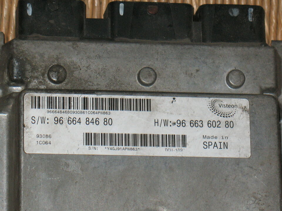 ECU JUMPER BOXER DUCATO 2.2 VISTEON DCU102 9666484680 9666360280