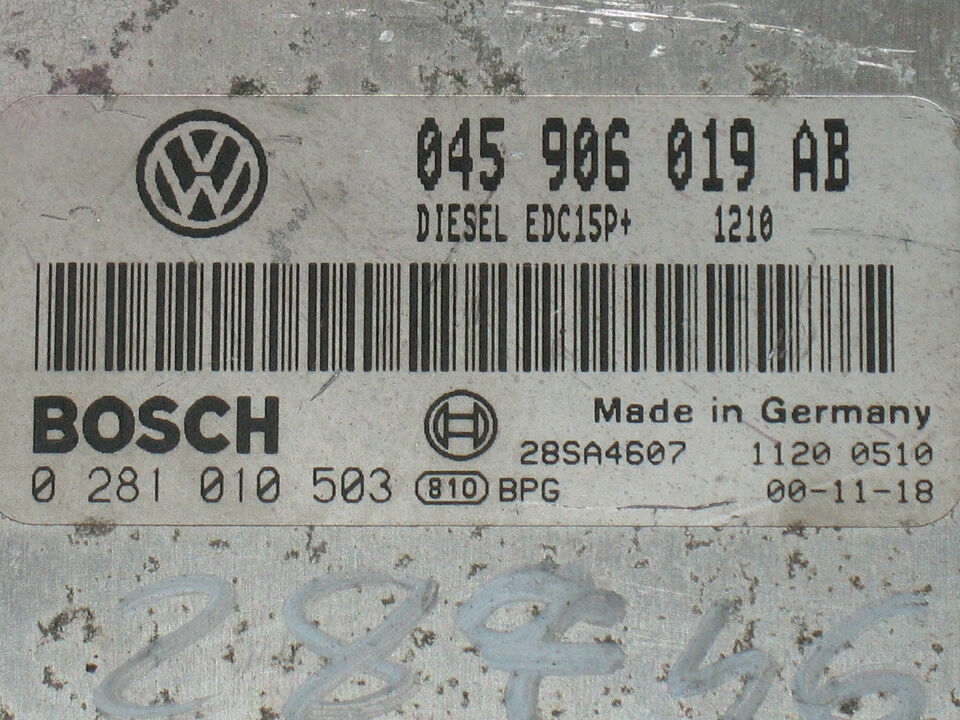 ECU VW VOLKSWAGEN POLO 1.4 TDI 0281010503 045906019AB EDC15P+ 22