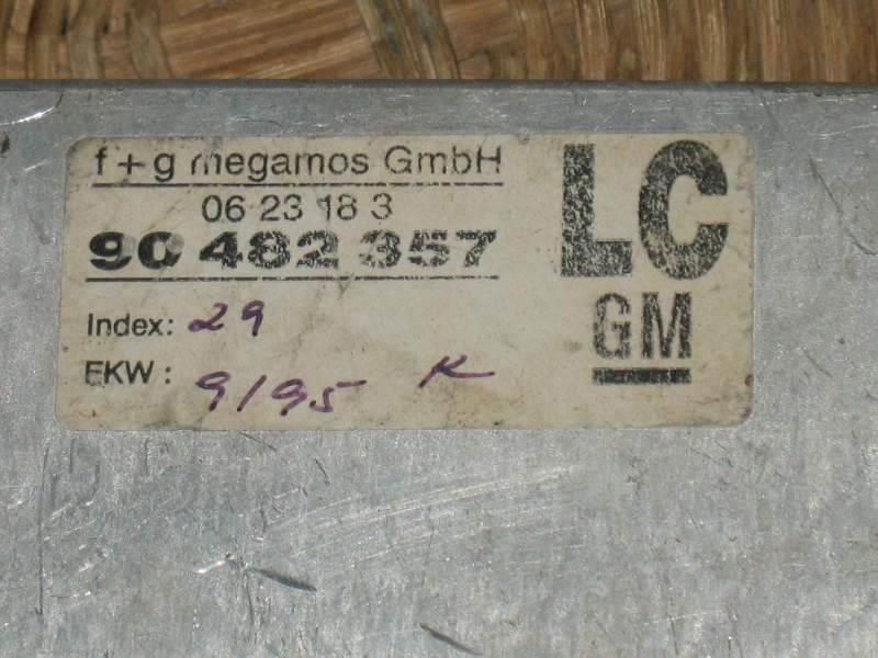 Modulo Central De Alarme Original 90482357 P Gm Corsa 94 99.
